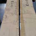 47.2x11.8'' Silver Modern Crystal Chandeliers for Living Room LED Dimmable Pendant Lighting Flush Mount Light Dining Room Foyer