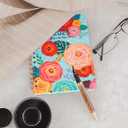 Planner 2025, Weekly Planner Undated & To Do List Notebook, 12 Monthly Note Book for Daily Organizer 6.3" x 8.4", Flexible Cover, Colorful Roses (Style D)