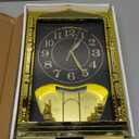 ICE Armor 13.5" H Golden and Black Islamic Theme Wall Clock Decorative Wall Timepiece Adds Timeless Charm to Any Room Unique Gift Idea
