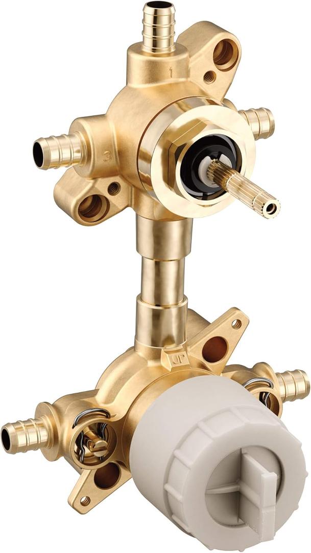 Moen M CORE Mixing Shower Valve with 3 or 6 Function Integrated Transfer, Crimp Ring PEX Connections and Stops, U362XS