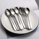 Demitasse Espresso Spoons Stainless Steel Mini Coffee Spoons Tea Spoons for Dessert Set of 12