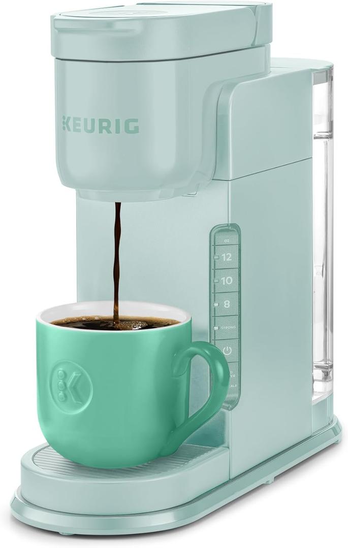 Keurig K-Express Single Serve Coffee Maker  Strong Brew Option, 42oz Reservoir, Sleek Design for Holiday Hosting & Gifting, Mint
