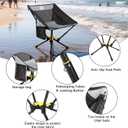 ADSMART Portable Camping Chair Lightweight Folding Chair for Camping - Outdoor Chair Supports 300 Lbs - Camp Chair Outdoor Adventures