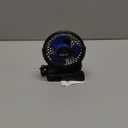 BESKAR USB Clip on Fan, Portable Small Fan with Cord Powered, 3 Speeds Strong Airflow, with Sturdy Clamp, Quiet Personal Desk Fan (Black)