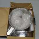 2000ml Stainless Steel Measuring Cup 64 oz with Handle and Glass Lid, Metal Measuring Pitchers with ML/Ounce Scale, Large Mouth Graduated Beakers