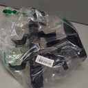 Controller & Headset Holder Stand for Desk, with Charger Cable Organizer Headphone Stand for PS5/ Xbox/ PS4/ Switch, Metal Base Controller Hanger Hook for Storage Earphones, Game Console, Mobile Phone (Black)