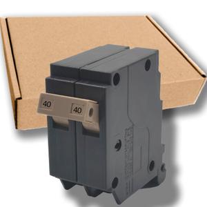 40 Amp 2-Pole Circuit Breaker, 3/4-Inch Plug-in Type Molded Case Circuit Breaker, Compatible with OEM Load Centers, 10KA 120/240V, Thermal Magnetic Protection, Genuine OEM