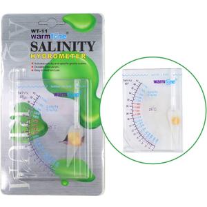 Abnaok Salinity Tester, Sea Specific Gravity Test for Fish Tank Pond Water Saltwater Freshwater, Accurate Automatic Hydrometer