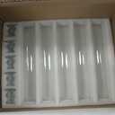 20 Pack Glass Hurricane Candle Holders 12.6" Open Ended Candlestick Holder Tubes Clear Bottomless Cylinders Suitable Taper LED Candles for Wedding Party Christmas Table Centerpiece Decor