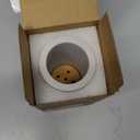 Matani Bamboo Toothbrush Holder Diatomite Tooth Brush Organizer - Storage Stand for Small Bathroom & Counter - Removable Base & Drain Holes, Water-Absorbent & Quick-Drying (Light Grey)