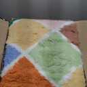 8x10 Checkered Rug for Living Room Colorful Modern Soft Area Rug Fluffy Non-Slip Carpet for Bedroom Playroom Home Aesthetic Decor