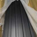 4'x8' PVC Slat Wall Paneling, High Load Capacity Slatwall Panel, Cuttable & Moisture-Proof & Flame Retardant, Heavy Duty Black Garage Slatwall Panes Storage Systems for Garage Workshop Storage