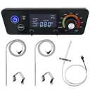 Digital Controller Kit for Pit Boss Grills P7-340/700/1000,Digital Trapezoid Control Board Compatible with Pit Boss Classic/Austin XL/Tailgater/with 2*Meat Probes, RTD Temperature Probe