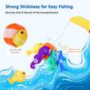 Montessori Toys for 1-2 Year Old - Cloth Ocean Fishing Game with Stacking Cups, Toddler Learning Toy for 12-18 Months, First Birthday Gifts for 1 Year Old Boy Girl, Learn Count and Sort Colors