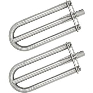18.125" Grill Burners for Alfresco 30 42 56 LX2, AGBQ-30SZCD, AGBQ-42RFG, AGBQ-56BFG, ALX2-30CD, ALX2-42RFG, ALX2-56BFGC, BBQ Gas Grill Replacement Parts Pipe Tube, Stainless Steel
