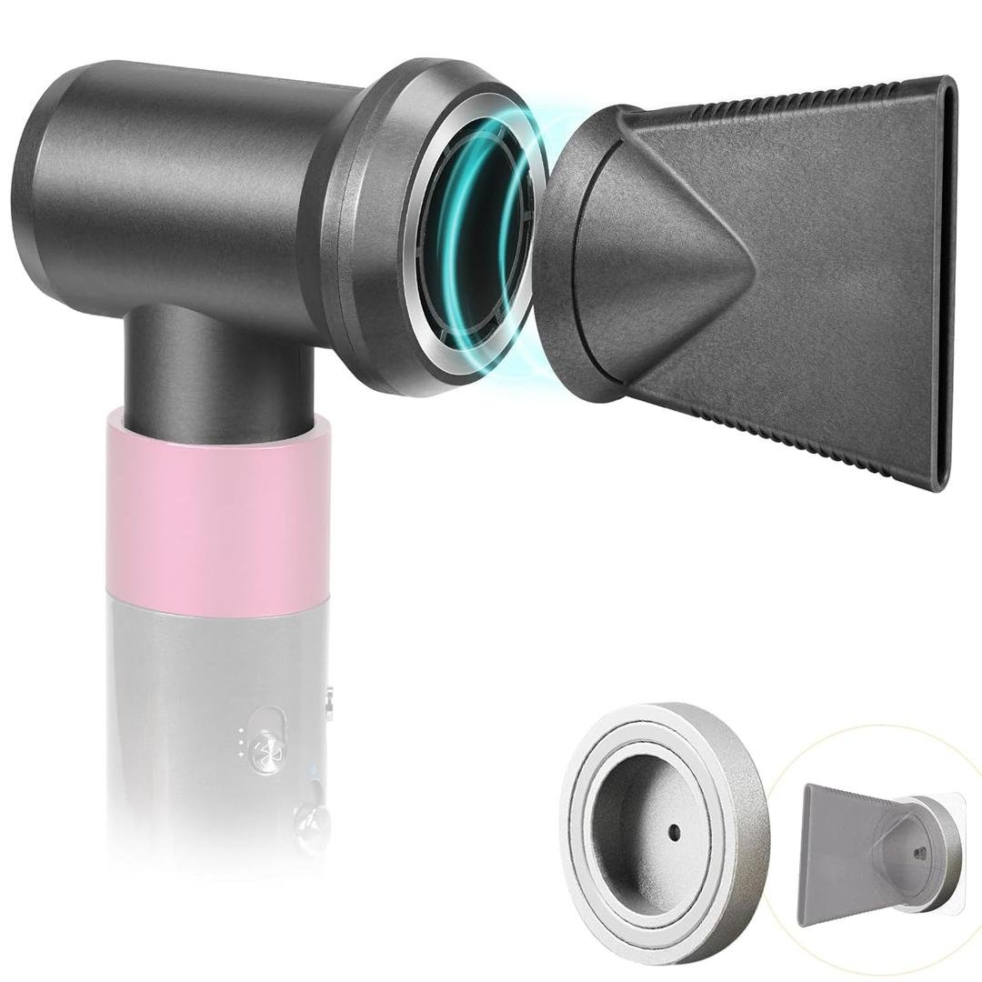Professional Concentrator and Adapter Kit Compatible with Dyson Airwrap Styler, for Curling Iron Converting to Hair Dryer, with Hair Dryer Attachment Holder