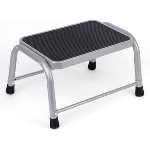 Valeo Step Stool,Step Stools for Adults Kids with Non-Slip Rubber Feet, 600 Lbs Capacity, Heavy-Duty Metal Step Stool for Kitchen, Bathroom, RV, Camping, Office, Bed Steps for High Beds