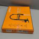 Durable Kitchen Sink Faucet with Sprayer, Compatible with 1 Hole or 3 Hole, 360° Rotatable Commercial Pull Out Kitchen Sink Faucets Two Handles Spring Laundry Camper Utility Wet Bar Sinks