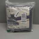 LA MEACK Couch Cushion Covers for Sectional Sofa L Shape Washable Separate Seat Chaise Couch Cover Stretch Sofa Slipcovers with 2 Pcs Pillowcases(2 Seater + 1 Chaise, Dark Grey)