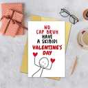 2 x Funny BRUH Valentines Day Card for Boys Girls Teens, Humorous Gen Z Slang Valentine's Day Card Gift for Son Daughter Grandson Granddaughter Nephew Niece Teenager, Gift for Teen (#2)