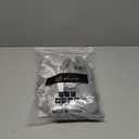 Women's Printed Nightgown, V-Neck Short Sleeve Midi Sleep Dress with Pockets, Loose Fit Comfortable Loungewear (Gray, M)