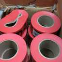 Cordova Safety Products - T15211 Pro Pack Danger Barricade Tape - Set of 12 Rolls - Each Roll Measures 3" x 1000' - Red, 3"/1000' Red