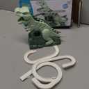 Dinosaur Climbing Slide Music Toy, Fun Electric Dinosaur Race Track Roller Coaster Set for Kids Ages 3+ Ideal for Boys & Girls
