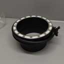 6'' Double Wall Insulated Chimney Pipe Stove Pipe Adapter, 304 Stainless Steel, Use The Adaptor To Connect Single Wall Stove-pipe To Double-wall Insulated Chimney