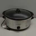 Crock-Pot 7 Quart Oval Manual Slow Cooker, Stainless Steel (SCV700-S-BR), Versatile Cookware for Large Families or Entertaining