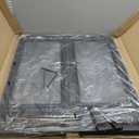 Mr IRONSTONE 3 Panel Fireplace Screen 51.5" W x 32.5" H Modern Foldable with Wrought Metal Decorative Mesh, Heavy Duty Fire Spark Guard Cover for Home Decor Indoor, Black