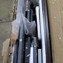 5-Piece Folding Extendable Dining Table Set for 4, Drop Leaf Dining Table with 4 Stools, Storage and 6 Wheels, Kitchen Table and Chairs for for Small Spaces(Brown & Gray)