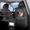Fit RAV4 Car Seat Covers Set for Toyota RAV4 2019-2024 2025 2026 Hybrid SE/XSE/LE/XLE/XLE Premium/Limited Automotive Cushion Protector Replacement, Waterproof Faux Leather(Full Set,Black)
