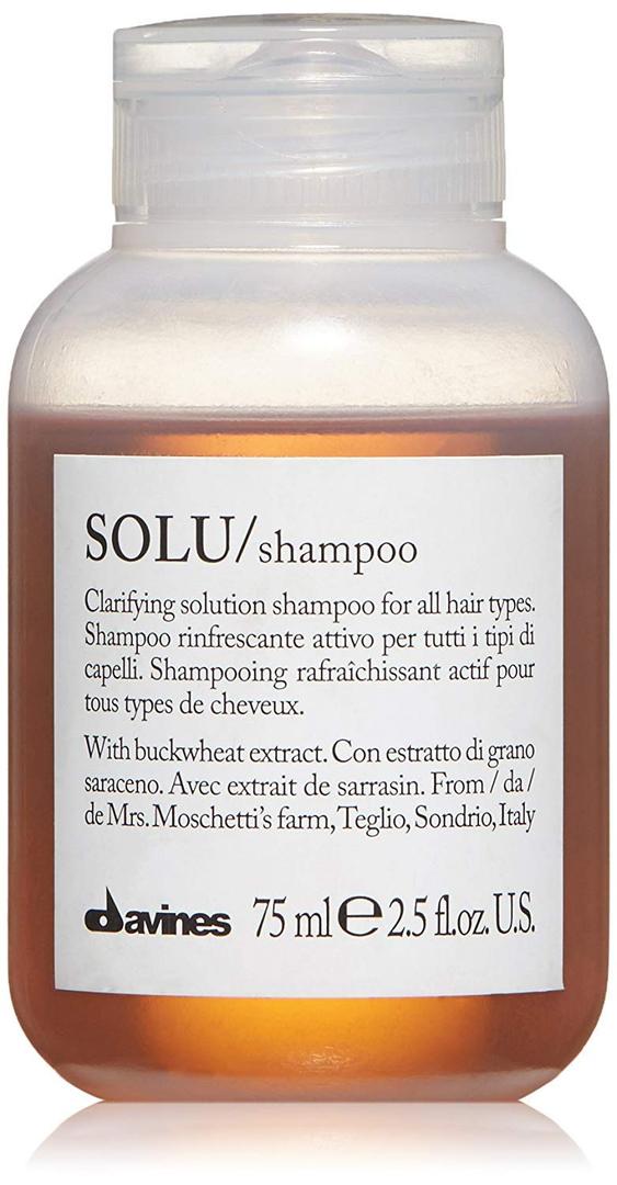 Davines SOLU Shampoo, Clarify And Remove Residue, Refresh Scalp And Leave Hair Shiny And Soft (2.5 Fl Oz (Pack of 1))