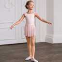 MANZI 3 Pairs Women's Girls' Basic Convertible Transition Ballet Dance Tights 40-Denier (Beige, L)