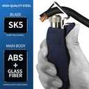 stedi Round Cable Stripper, With Adjustable Cutting Depth, for Fast and Precise Jacket Removal Cable Stripper, Round Cable Slitter with Smooth Incision and No Damage to The Core, 0.18-1''