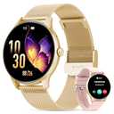 Smart Watches for Women, 1.39" HD Health Fitness Tracker with Bluetooth Calling (Answer/Make Calls), 120+ Sports Modes, Timer, IP68 Waterproof Watch for Android/iPhone