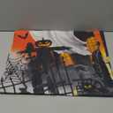 Lecheme Halloween Backdrop Orange Moon Night Graveyard Halloween Banner Spooky Castle Witch Scary Photo Background for Horror Night Party Decorations 6x3.6 ft