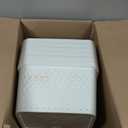 Glad Plastic Storage Basket Set, Value Pack of 6 | Open Storage Bins for Shelves, Bathroom, Pantry, Closet | Nesting Organizer Boxes with Handles, 4 Gallon, White