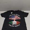 American Grown Italian Roots Family Tree Italy Flag Italian T-Shirt, S