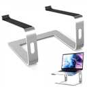 Portable Laptop Stand for Desk  Ergonomic, Sturdy Aluminium Laptop Riser for Desk with Anti-Slip Bottom, Compatible for 10-15.6 Notebook - Improved Cooling, Comfort, Productivity, and Posture