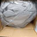 RVMasking Pontoon Boat Cover with Motor Cover, 1400D Heavy Duty Middle Reinforced, Marine Grade Waterproof Boat Cover for Length: 21'-24', Beam Width up to 102", Gray