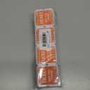 Pack of 4 L LIKED 200 Raffle Tickets, 50/50 Double Roll Tickets for Event, Raffles, Carnival, Door Prizes and Class Reward, Orange 