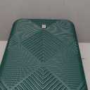 Tripcomp 2 Piece Carry on Luggage Set, Airline Approved 20 Inch Luggage with Cosmetic Case HardShell Suitcase with Spinner Wheels, Lightweight Durable Hardside Suitcases Set, Dark Green