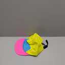 Cindeer 80s 90s Neon Hat Nylon Cap Retro Adjustable Cap for Women Men 80s Costumes Accessories 90s Theme Party, Size: Large
