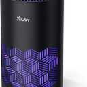FreAire Air Purifiers for Bedroom, Air Purifiers for Home with Lights, HEPA Air Purifier Removes Dust Smoke Pollen Dander Smell, for Home/Pets/Bedroom, Black