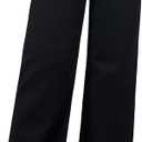 roswear Women's Wide Leg Jeans High Waisted Stretchy Denim Trouser Pants (Black, M)