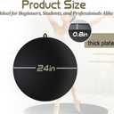 Portable Dance Floor Round, Ballet Wood Floor, Dance Turning Board, Smooth Ballet Dance Floor for Home, Studio and Outdoor