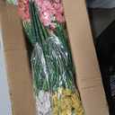 24 Bundles Artificial Flowers for Outdoors/Indoors, Fake Flowers Plants for Indoor Outside Garden Porch Window Box Home Wedding Farmhouse(8 Color)