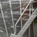 Regalo Safety 29-38.5" Baby Gate for Doorways & Bottom of Stairs, Pressure Mounted Baby Gate with Door for Babies, Toddlers & Pets, Tested & Safe for 30 Years, American Designed, American Owned, White