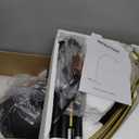 FILIYANO Arc Floor Lamp for Living Room, Marble Base Standing Lamp - Black Gold Floor Lamps with 360° Rotatable Arm, Industrial Tall Lamp Metal Material, Reading Lamp for Bedroom Couch Sofa Desk